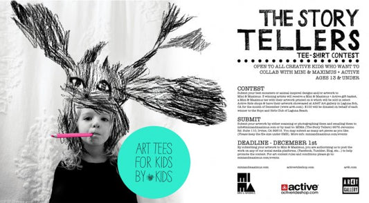 Milk & Cookies Art Show: The Story Tellers +Tee-Shirt Contest