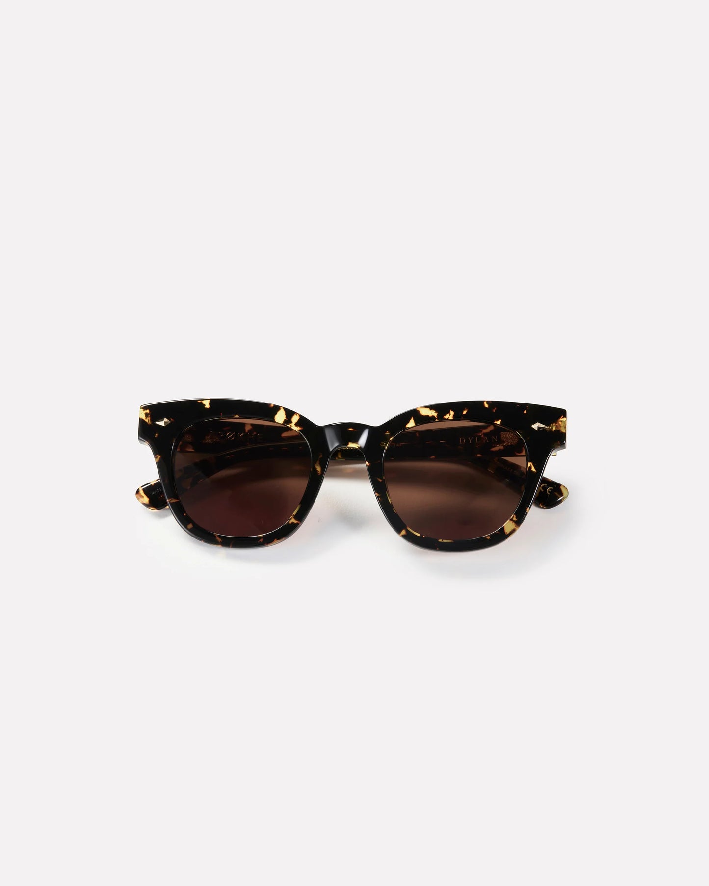 Dylan Sunglasses - Crystal Dark Tortoise Polished/Bronze