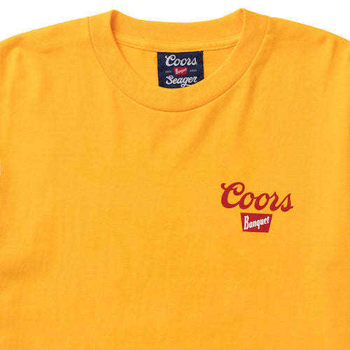 Yellow best sale coors shirt