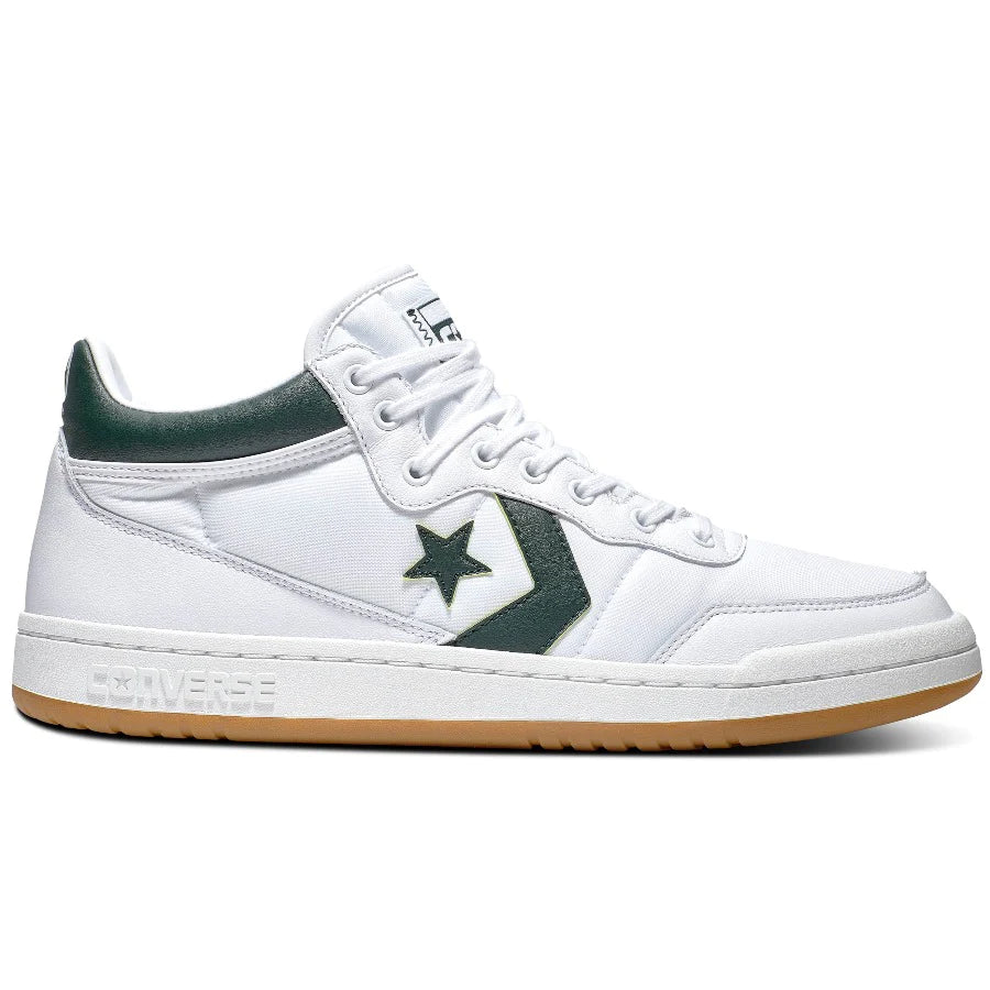 Converse Fastbreak Pro Mid White Deep Emerald Gum 12