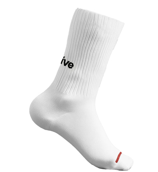 Mini Lockup Sock - White/Black