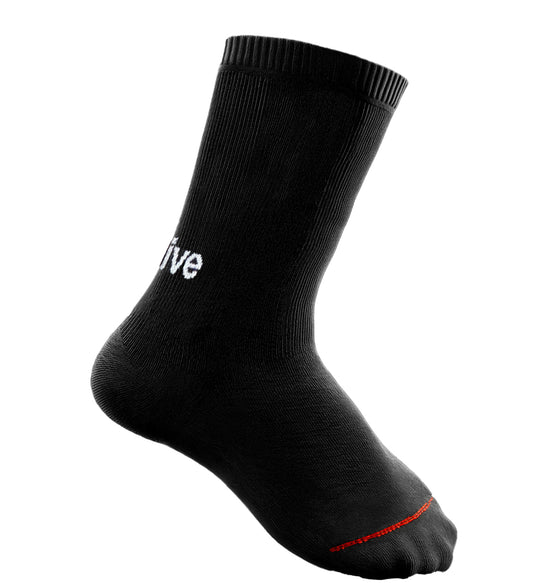 Mini Lockup Sock - Black/White