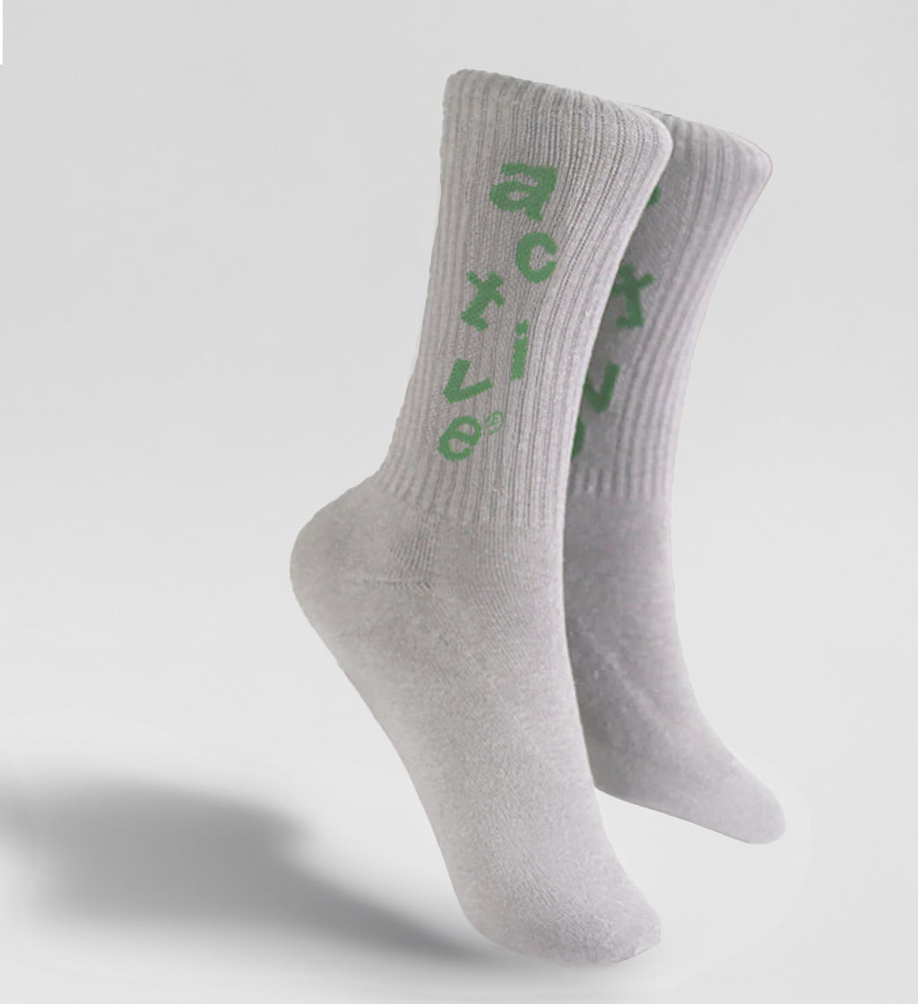Youth Tumble Sock - Heather Grey