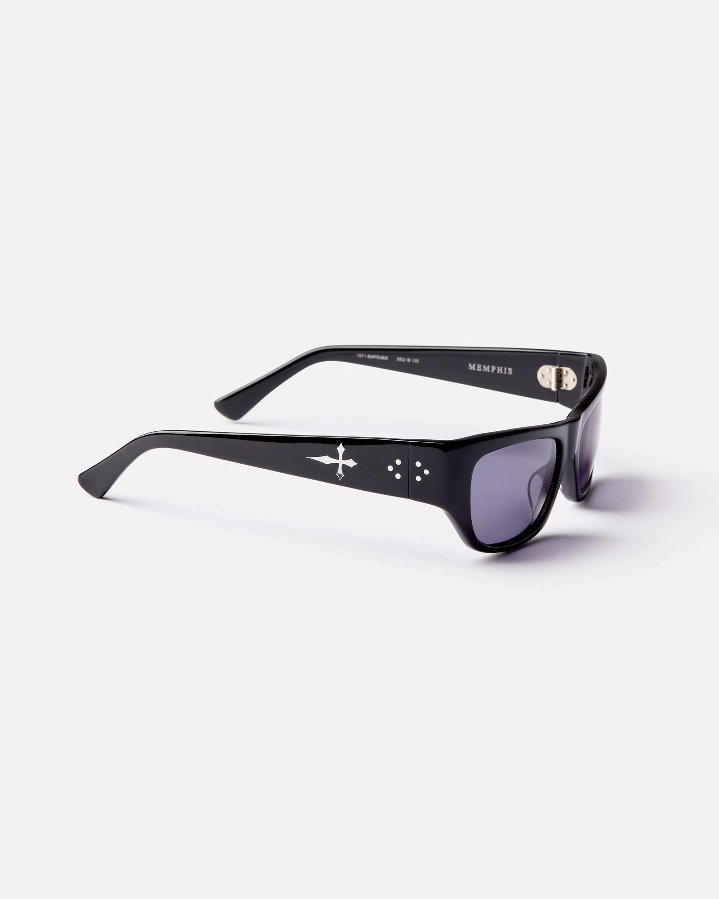Memphis Sunglasses - BLK Polished/BLK