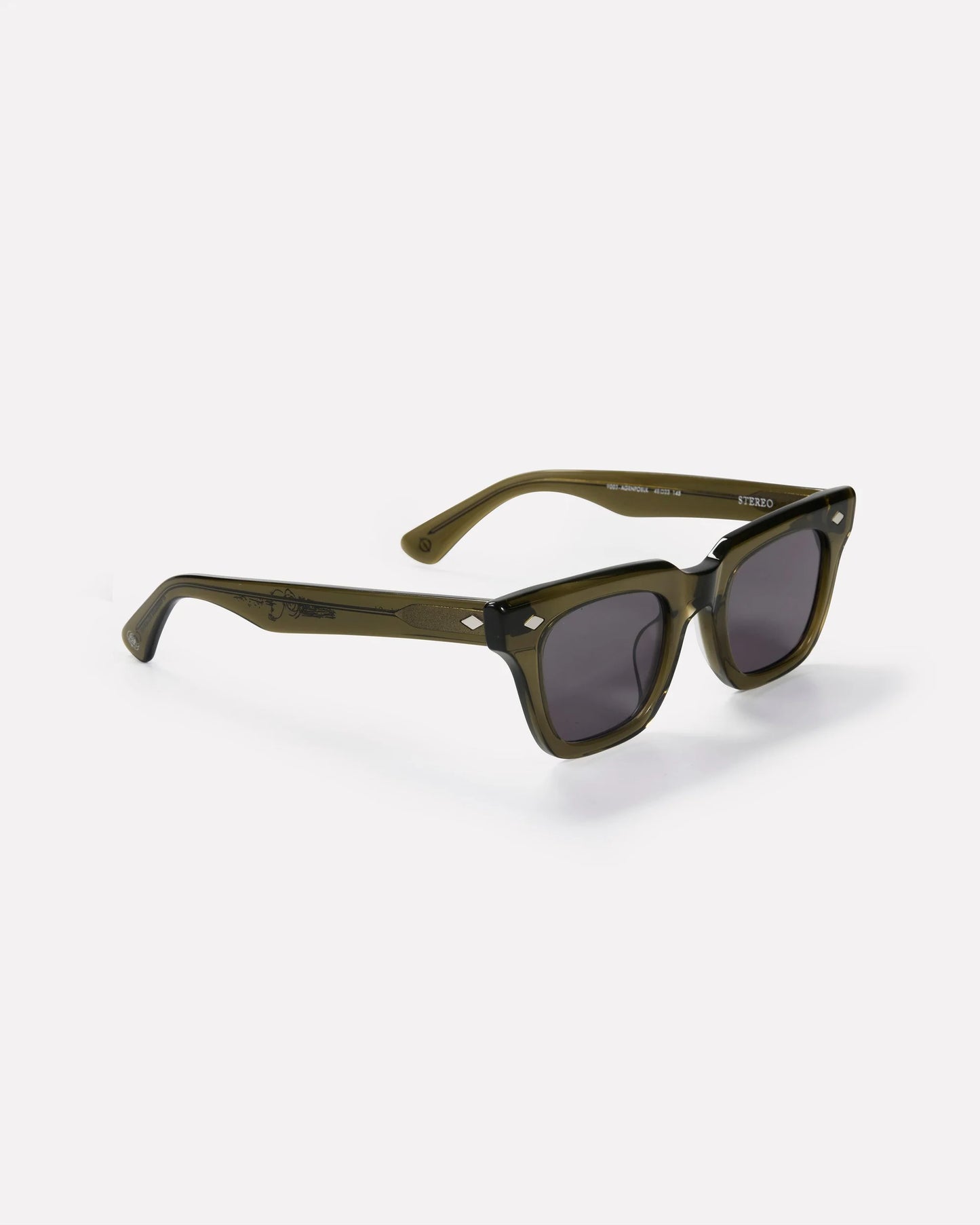 Stereo x Eithan Osborne Sunglasses - Army Green Polished/BLK