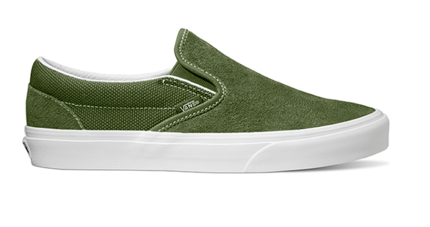 Olive green classic vans clearance