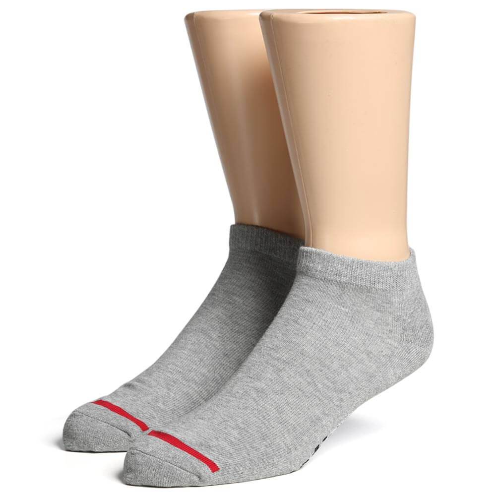 Mens Ankle Socks | Heather Grey |