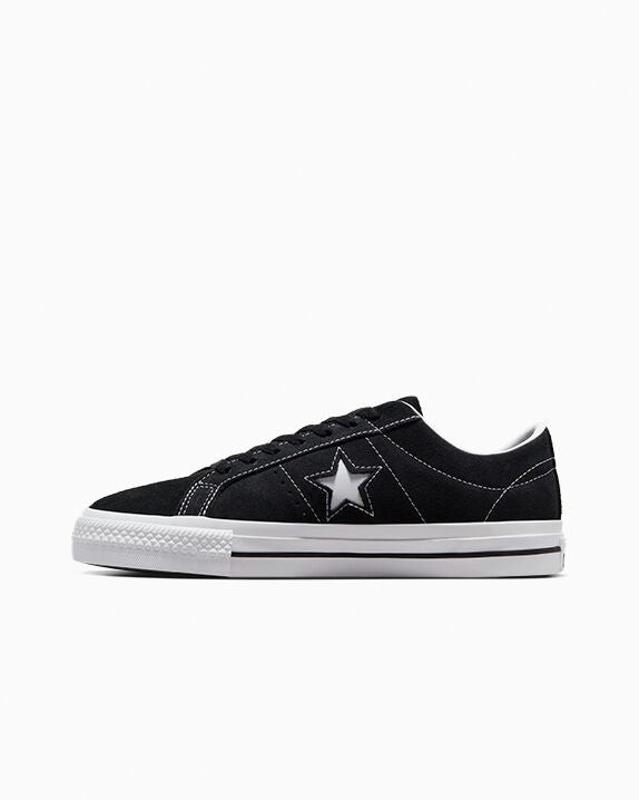 One Star Pro Suede Shoe - Black/Black/White