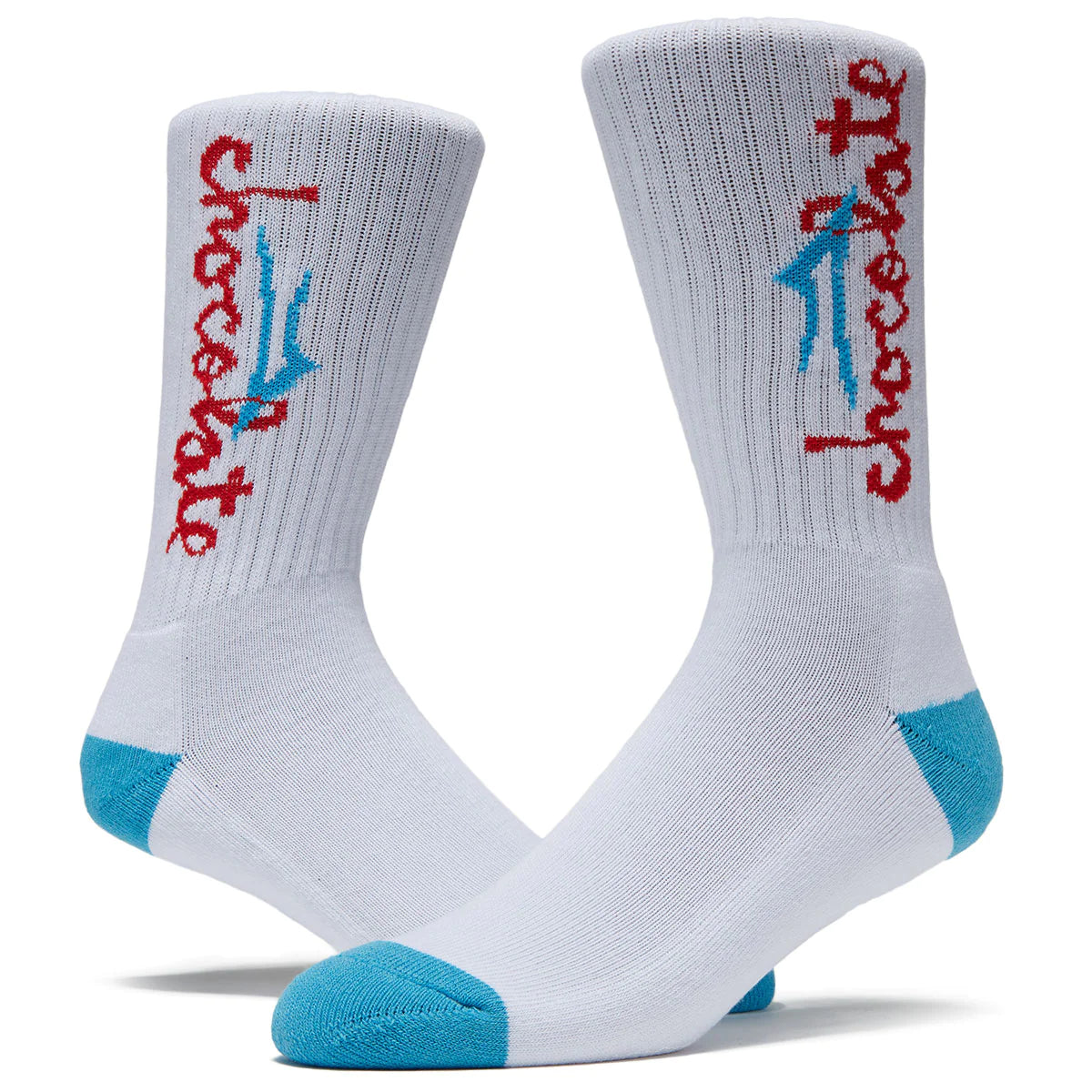 CHUNK LOGO SOCK - WHITE