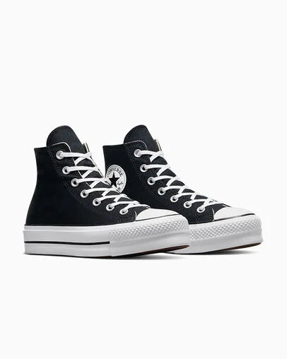 WMNS CTAS Lift Hi Canvas - Black/White/White