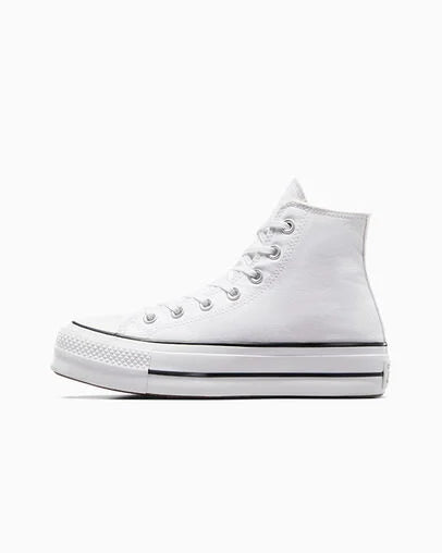 WMNS CTAS Lift Hi Canvas - White/Black/White