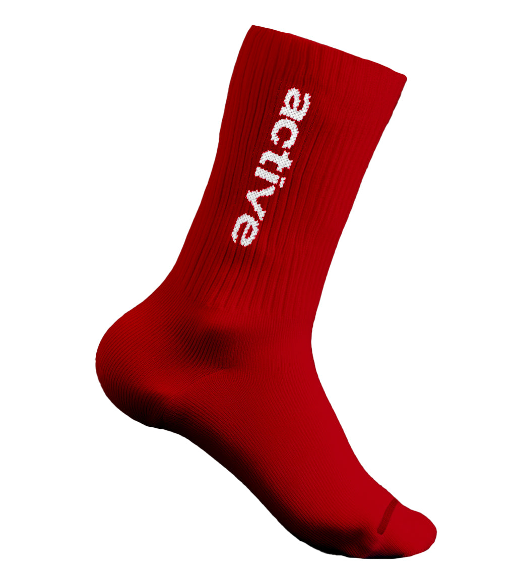 Active Lockup Sock - Red