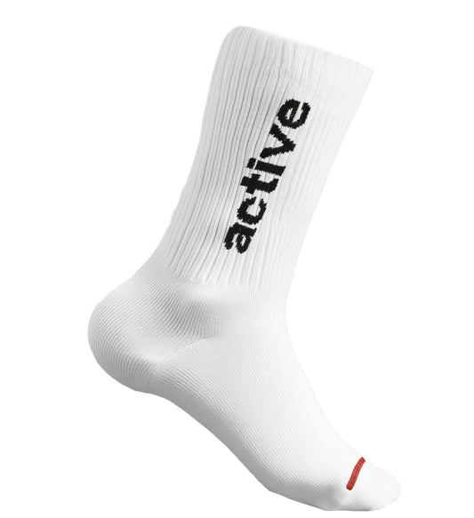 Active Lockup Sock - White