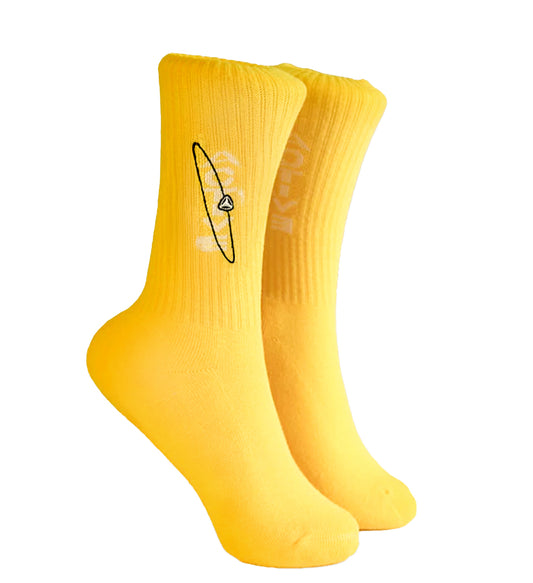 Youth Orbit Sock - Yellow