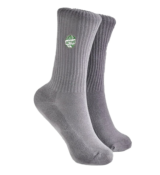 Youth International Sock - Heather Grey