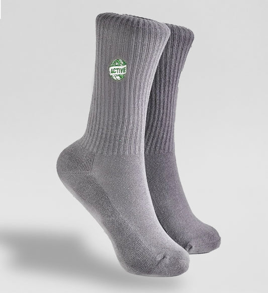 Youth International Sock - Heather Grey