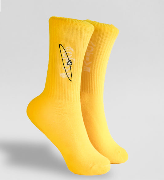 Youth Orbit Sock - Yellow