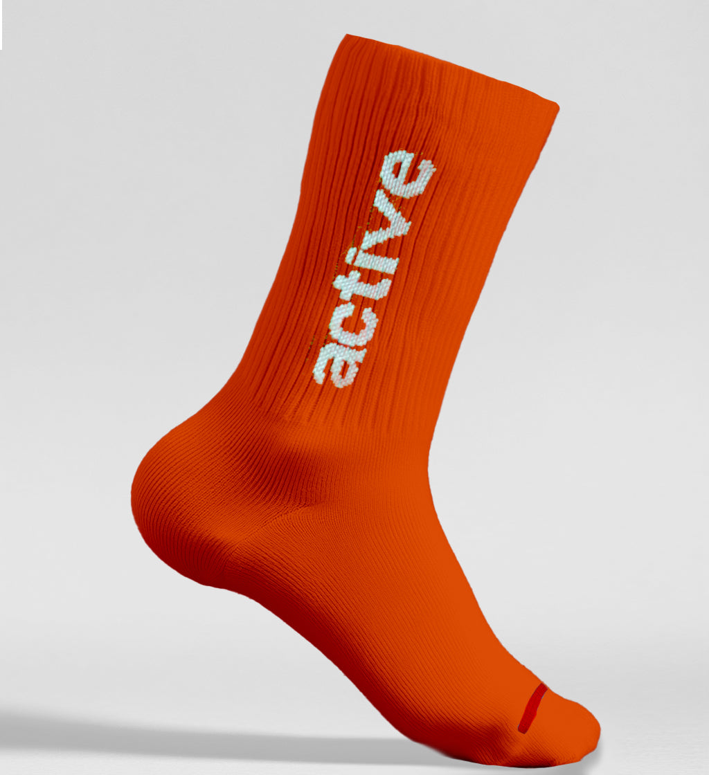 Active Lockup Sock - Orange