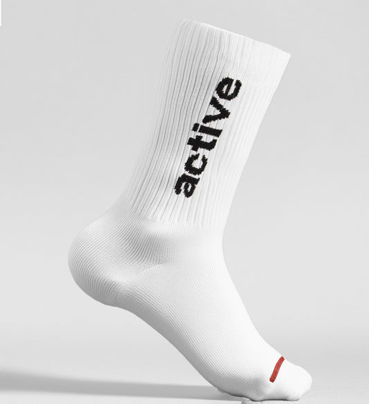 Active Lockup Sock - White