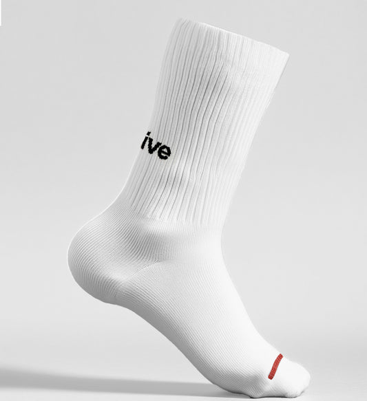 Mini Lock Up Sock - White/Black