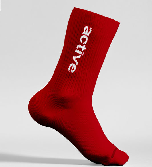 Active Lockup Sock - Red