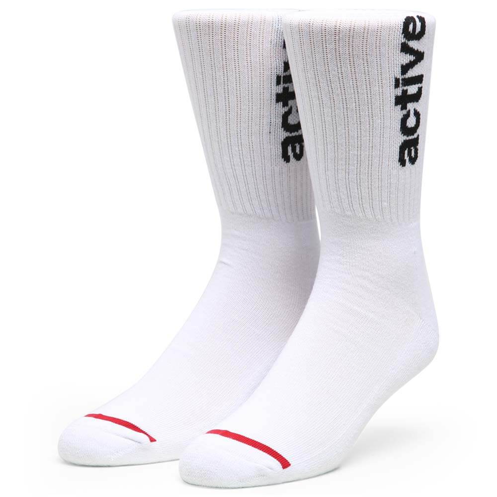 Active Lockup Sock - White