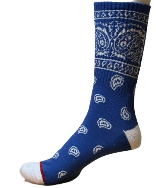 Bandana Crew Sock - Royal