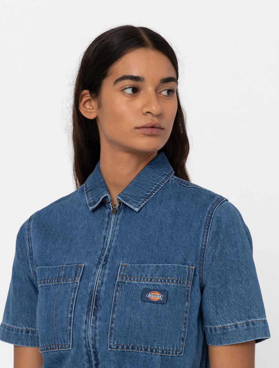 W Houston Denim Coverall