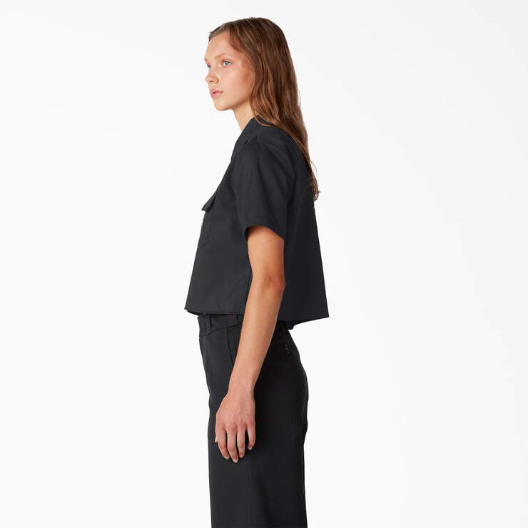 Women's Twill Crop Work Shirt