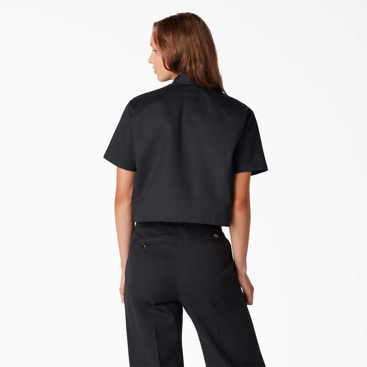 Women's Twill Crop Work Shirt