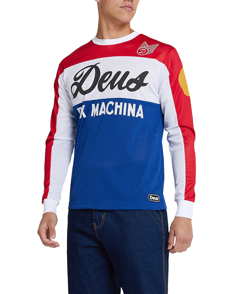 トップス DEUS SABER MOTO JERSEY L Saber Moto Jersey – Active Ride Shop
