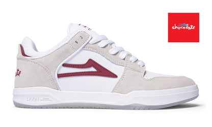 TELFORD LOW SHOE - White/Red