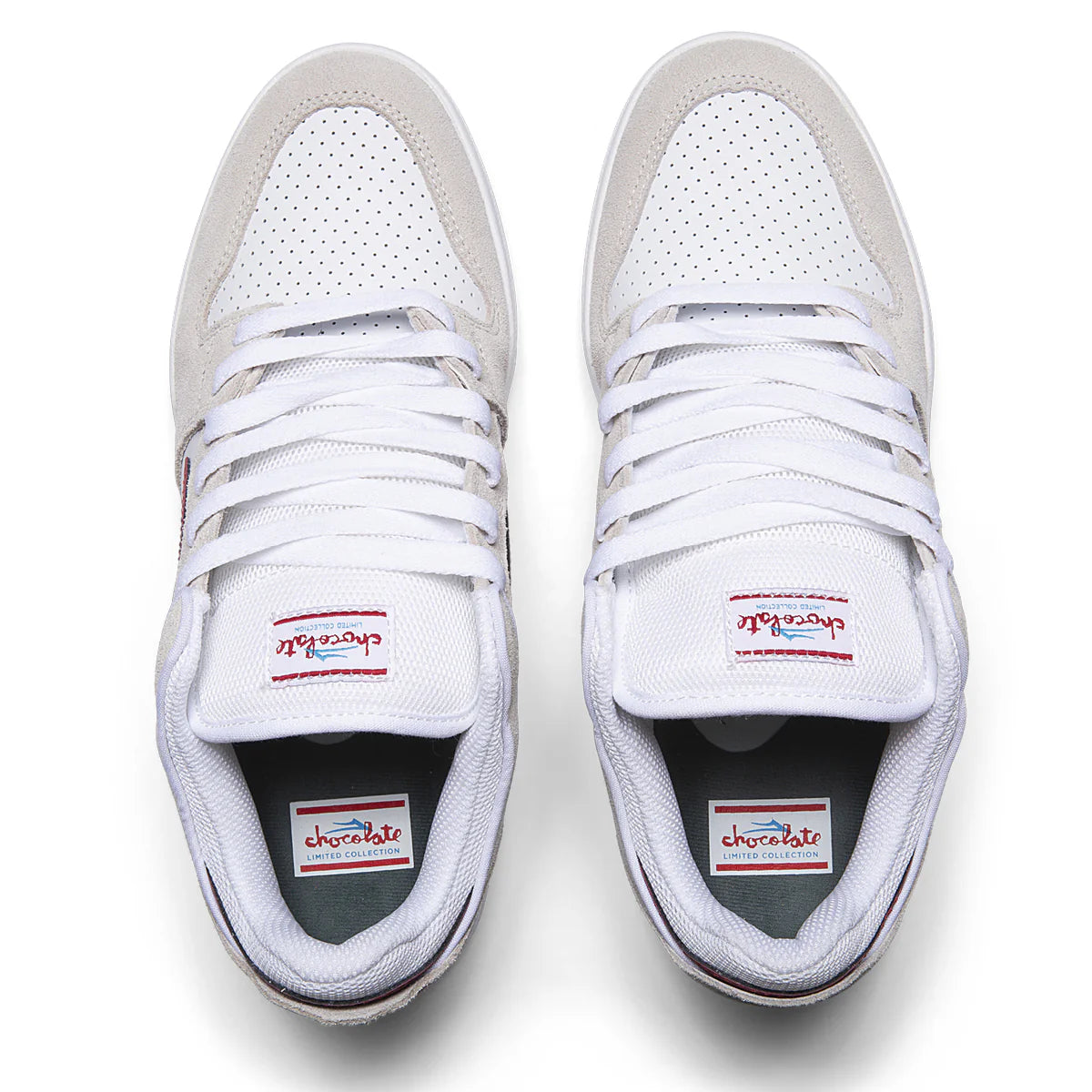 TELFORD LOW SHOE - White/Red