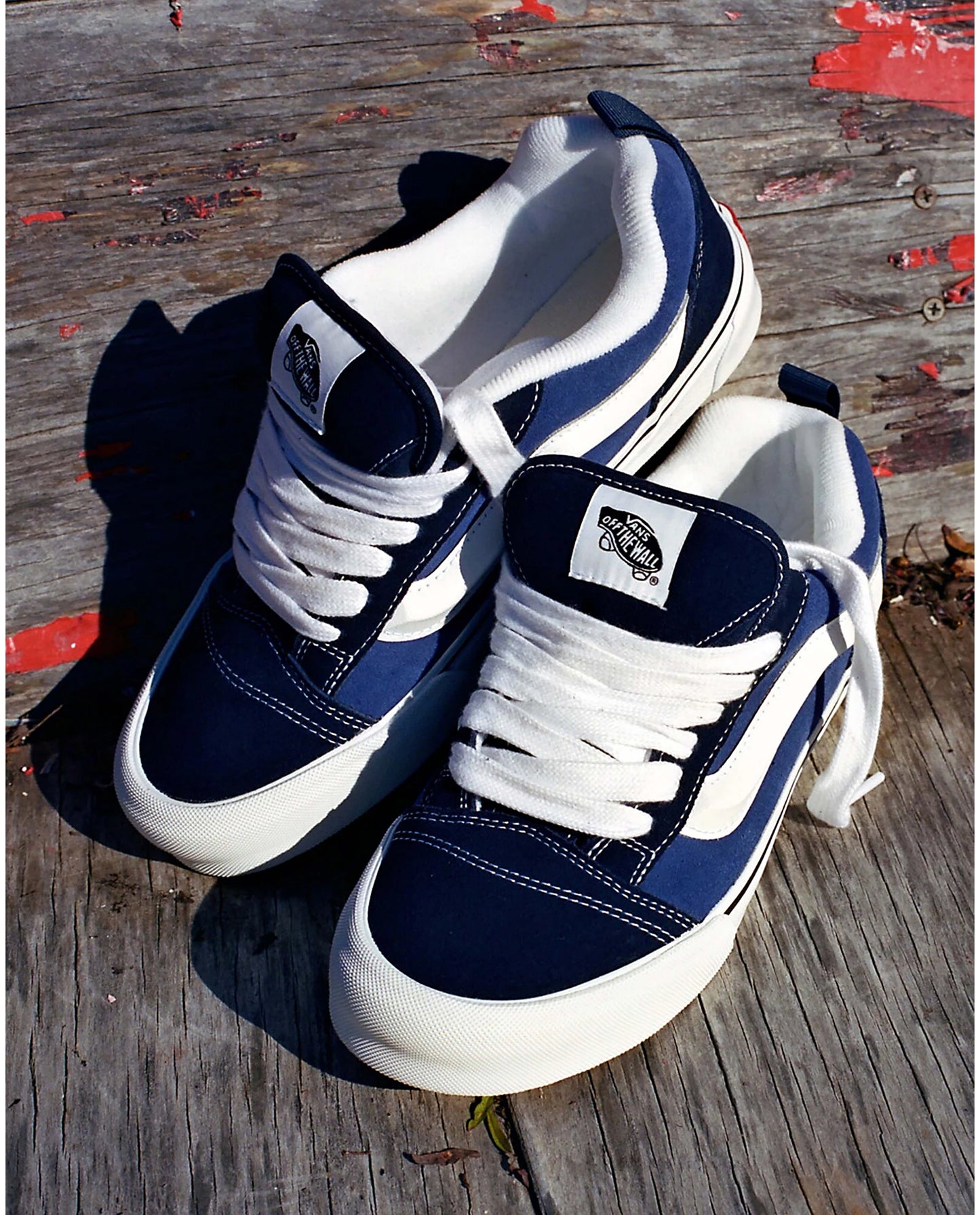 Knu Skool Shoe - Navy/True White