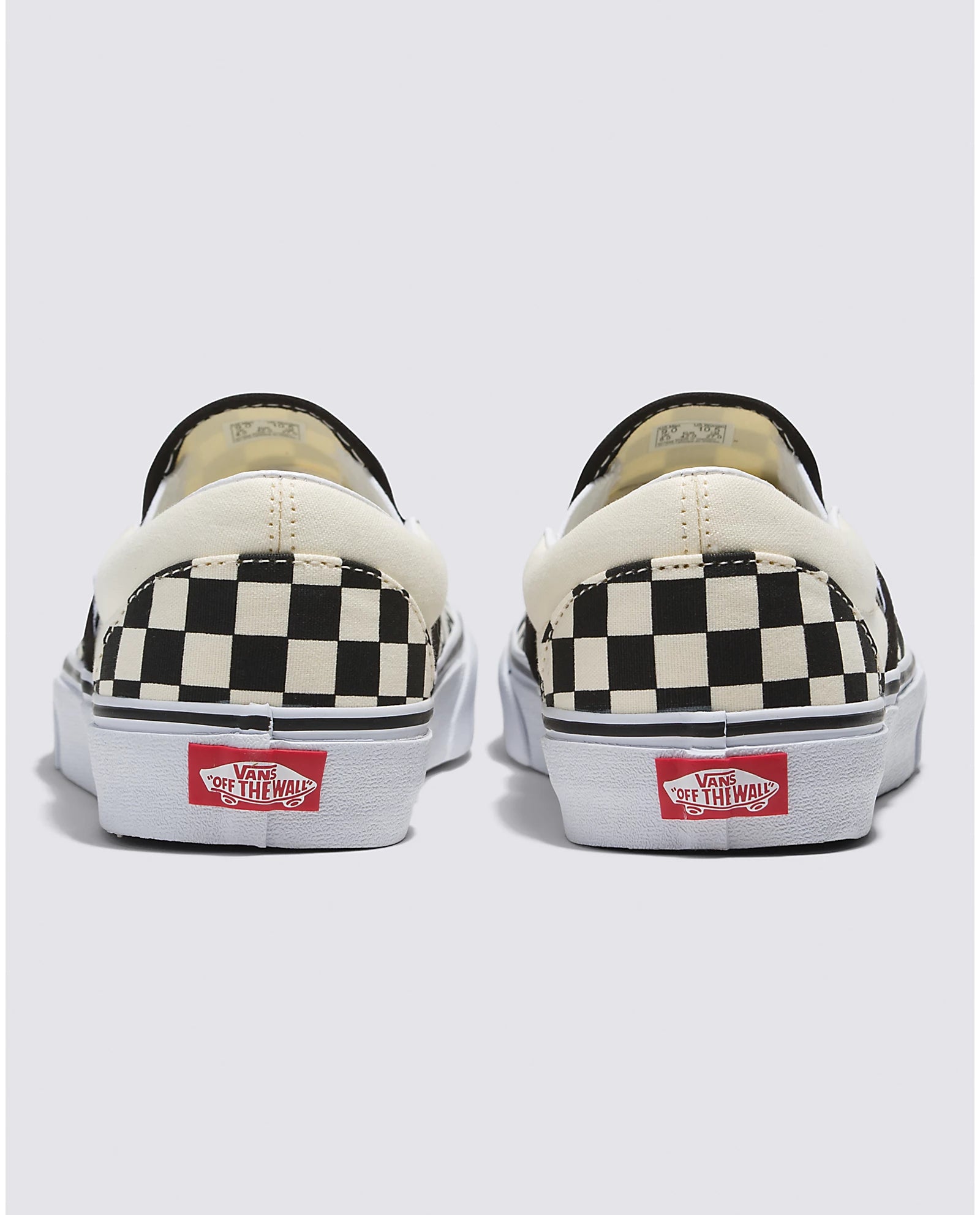 Checkerboard vans off white shop