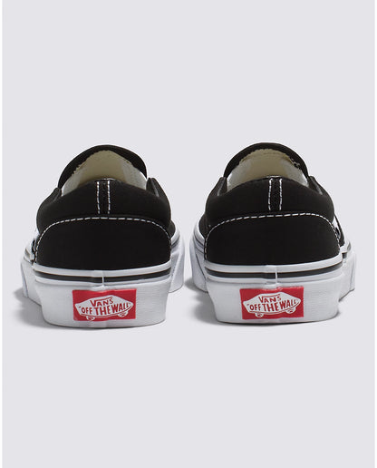 Youth Classic Slip-On Shoe - Black/True White