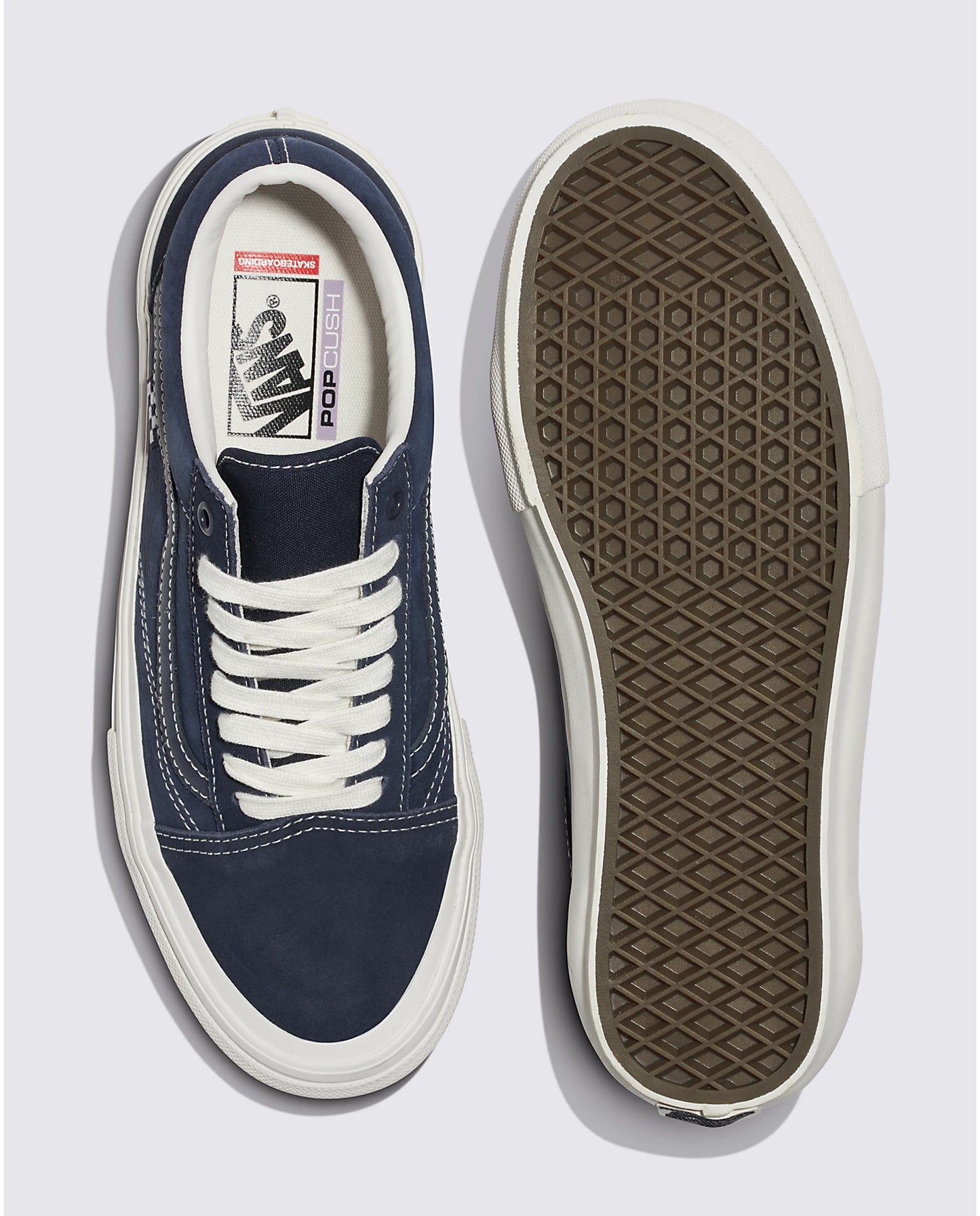 Skate Old Skool Vans Shoe - Deep Navy/Vintage