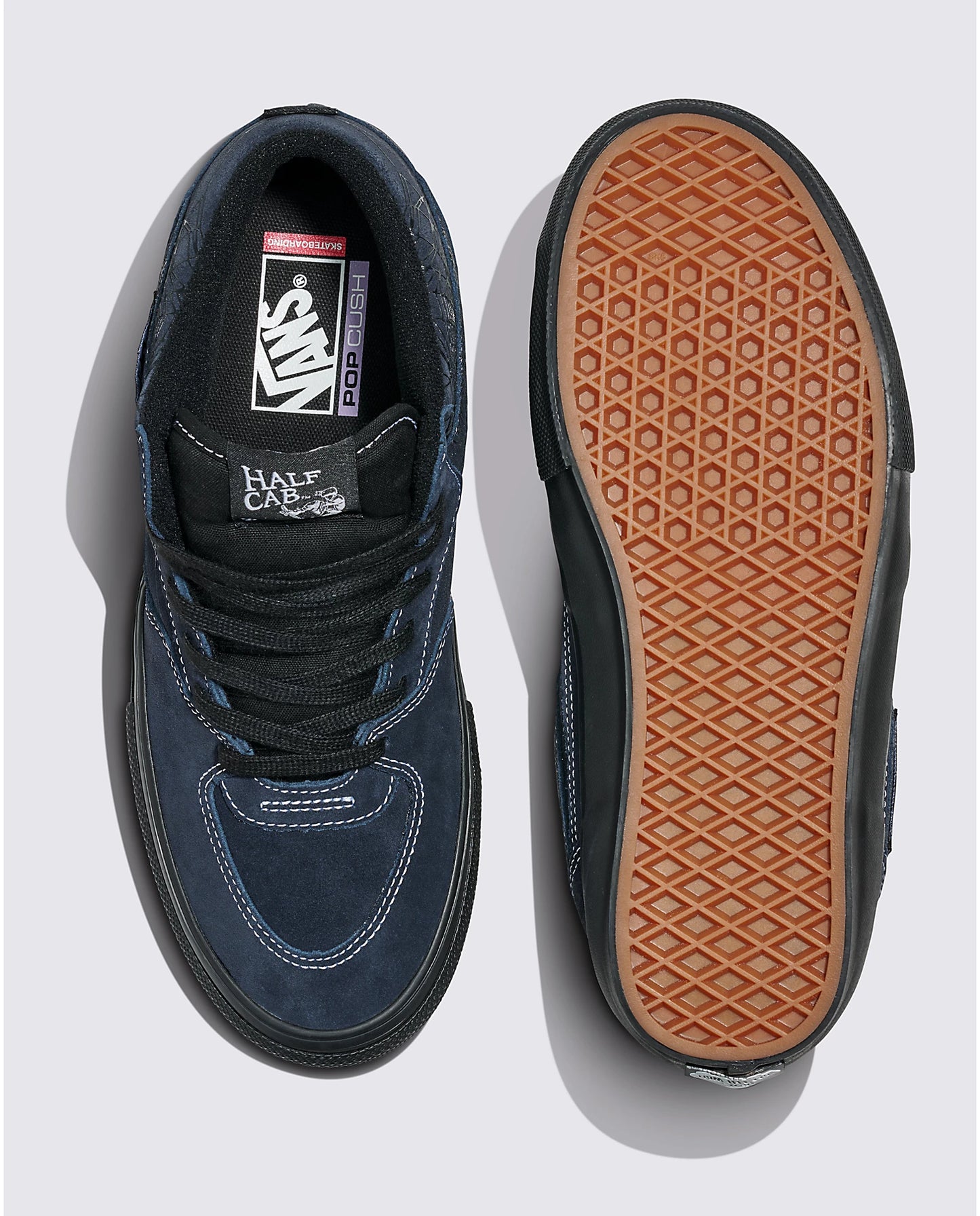 Skate Half Cab Shoe - Web Dark Grey/Black