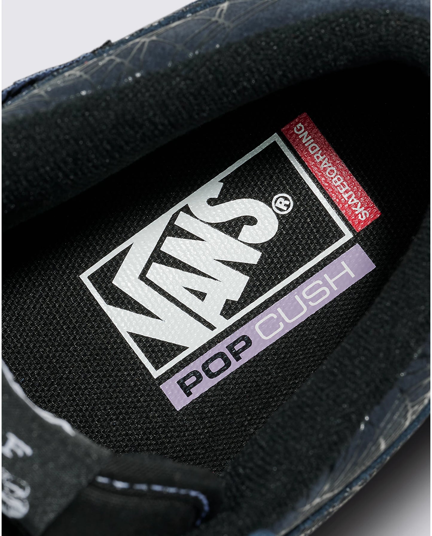 Skate Half Cab Shoe - Web Dark Grey/Black