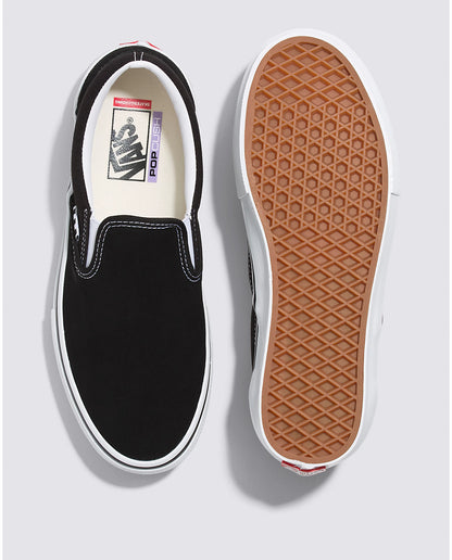 Skate Slip-On Shoe - Black/White