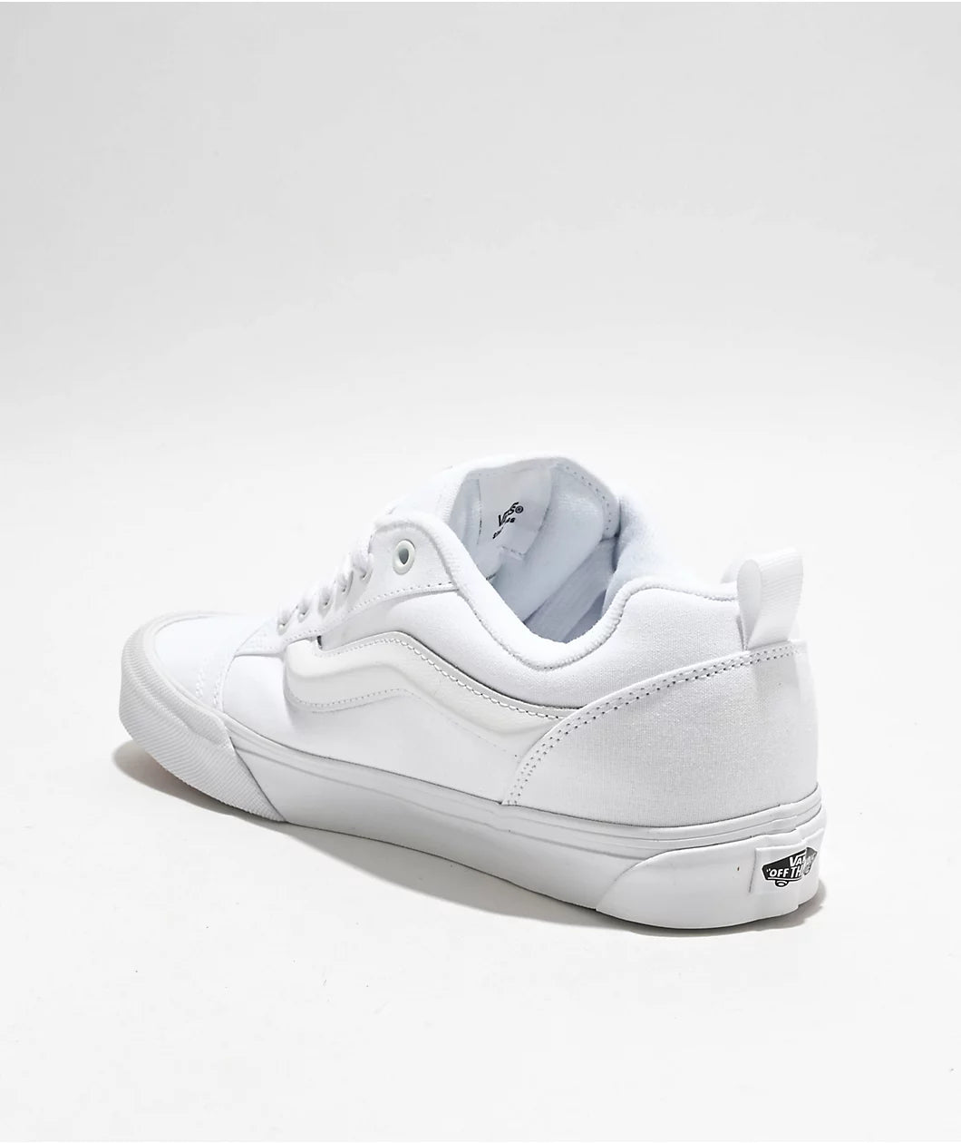 Knu Skool Shoe - Leather True White