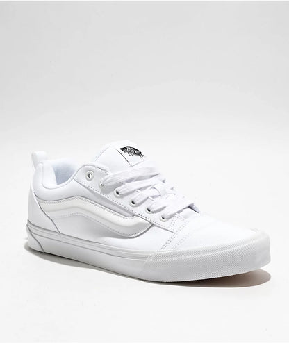 Knu Skool Shoe - Leather True White