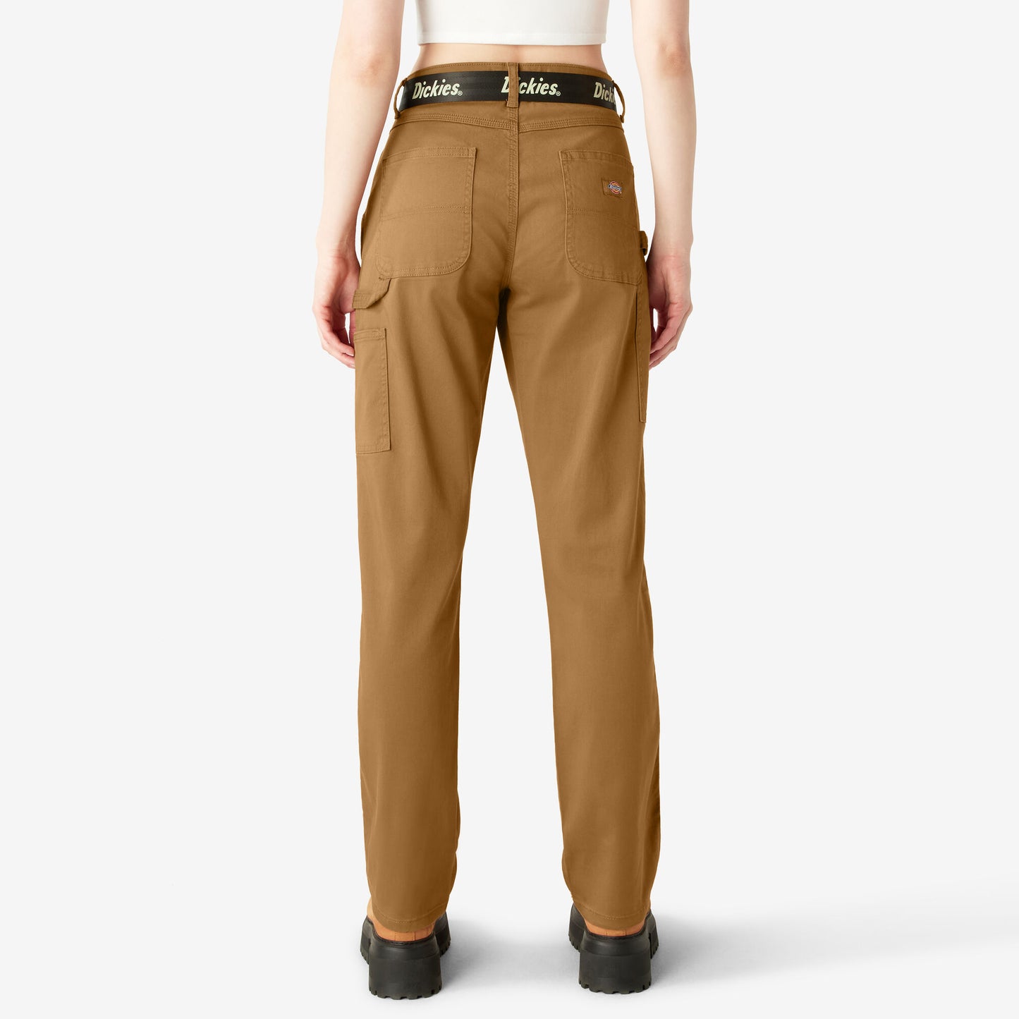 W High Waisted Carpenter Pants