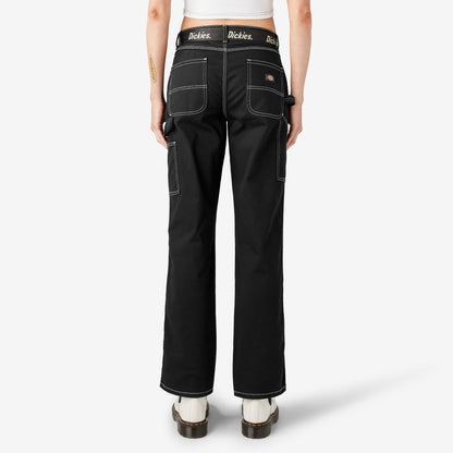 W High Waisted Carpenter Pants