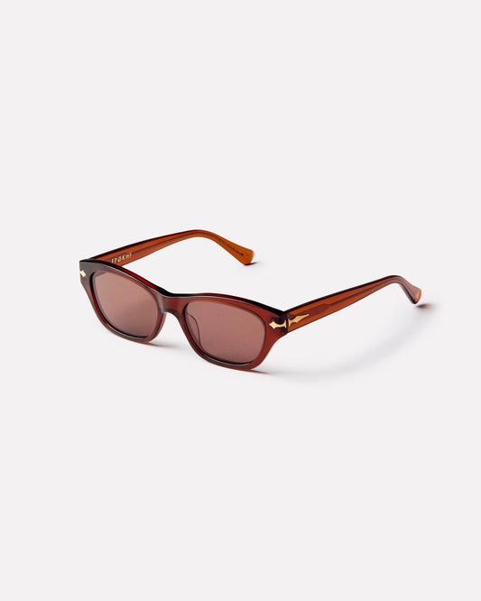 Frequency Sunglasses - Maple Polished/Brown