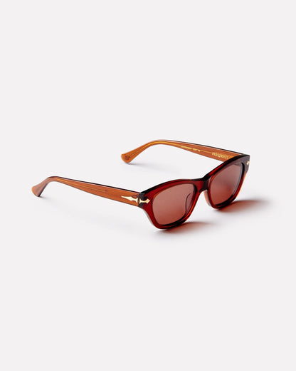 Frequency Sunglasses - Maple Polished/Brown