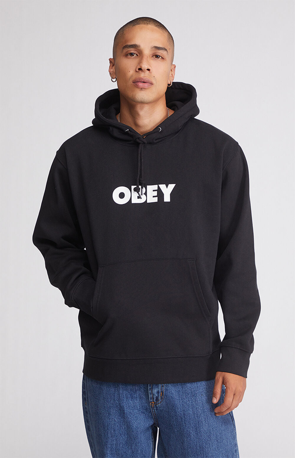 Obey Bold Hoodie Black