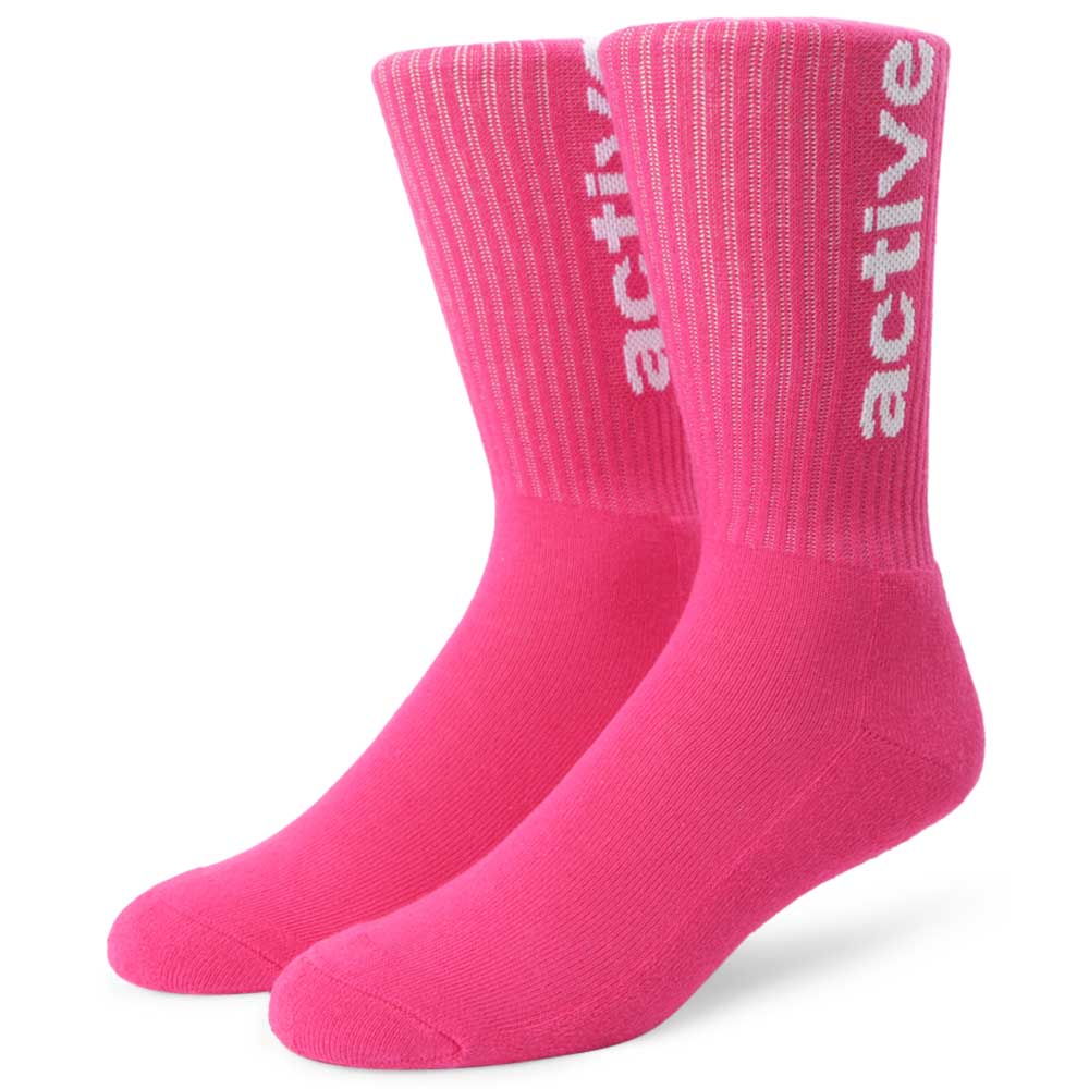 Women's New York Giants Pretty in Pink Crew Socks