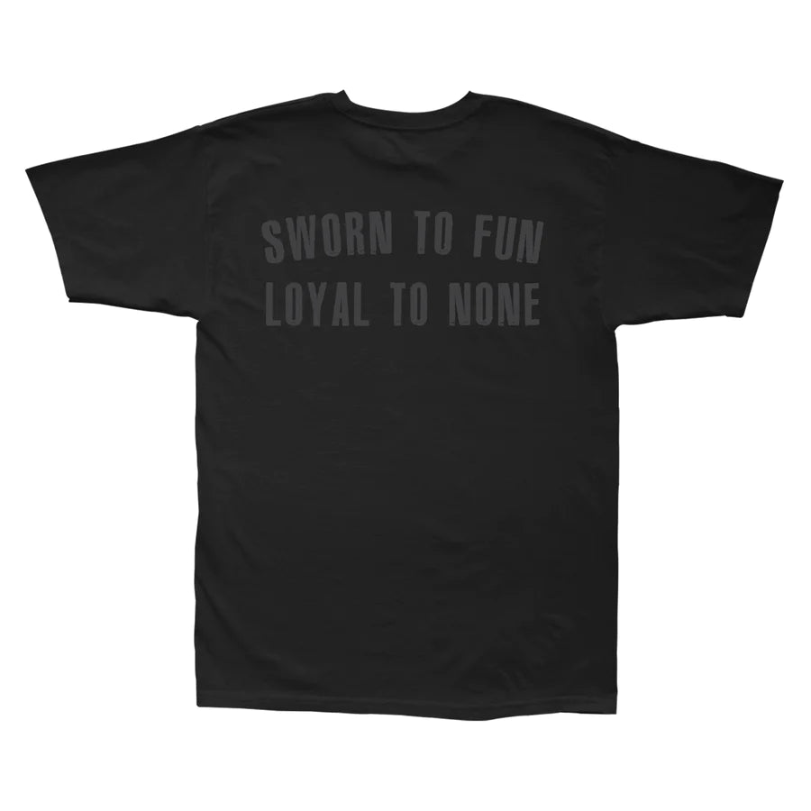 Sworn To Fun T-Shirt - Black