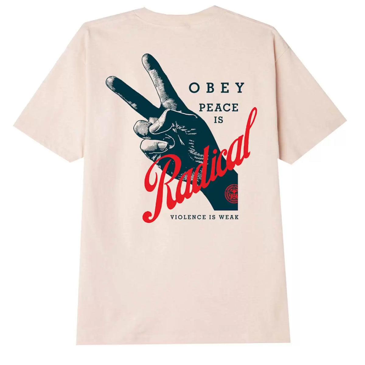 Obey Radical Peace T-Shirt - Rabbit Paw